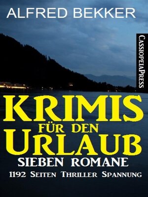 cover image of Krimis für den Urlaub